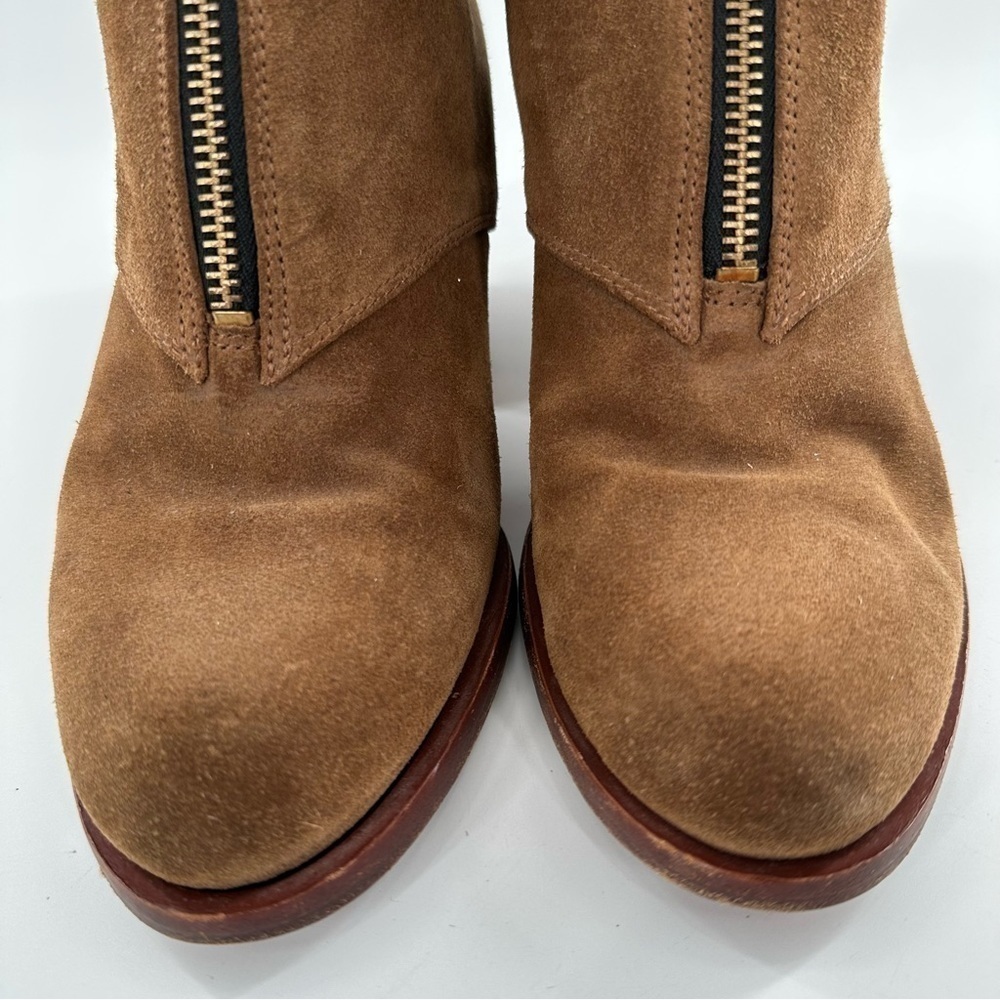 Marc Marc Jacobs Crosta ankle booties size 38 brown suede zip up western boots - Picture 2 of 11